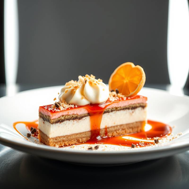 Leckere Food Fotografie eines Desserts