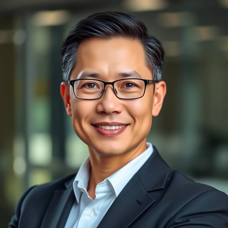 Professionelles Unternehmensporträt eines Managers